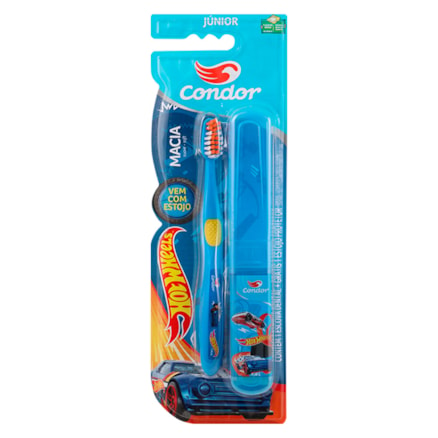 Escova Dental Hot Wheels 4+ Anos Com Protecção