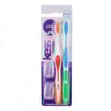Escova Dental Kess Combo Macia 2092 Leve 2 Pague 1
