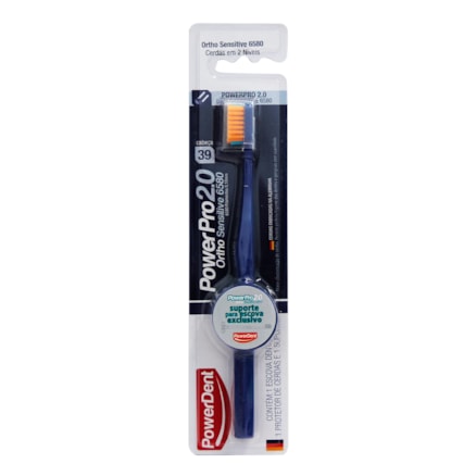 Escova Dental Powerdent Power Pro 2.0 Sensitive Azul Ref6580