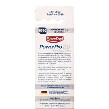 Escova Dental Powerdent Power Pro 2.0 Sensitive Rosa Ref6580