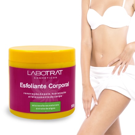 Esfoliante Corporal Extrato De Algas Natural Labotrat 500g
