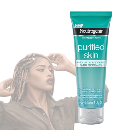 Esfoliante Facial Neutrogena Purified Skin Pele Mista 100g