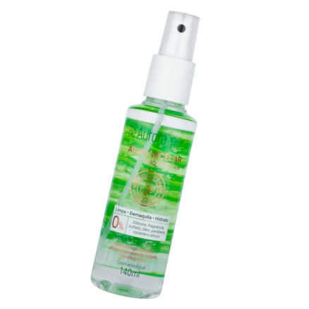 Esfoliante Renovador Be Aurora Vita C Fruit com Ácido Hialurônico e Vitamina B5 75g + Água Micelar BeAurora Pura Fattore Spray Babosa Ativa Vegano 140ml