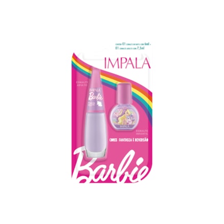 Esmalte Impala Barbie Mágia De Unicornio 6ml + 7,5ml