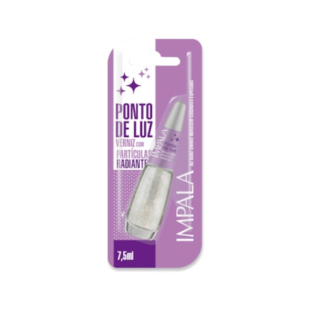 Esmalte Impala Cuidados Verniz Com Partículas 7,5ml