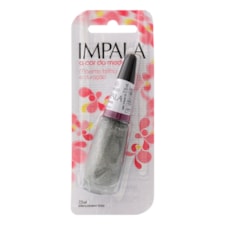 Esmalte Impala Glitter Prata A Cor Da Moda 7,5ml