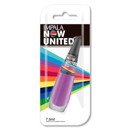 Esmalte Impala Now United As Cores Falam 7,5ml