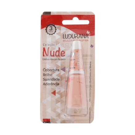 Esmalte Ludurana Alto Brilho Nude Delicada 8ml