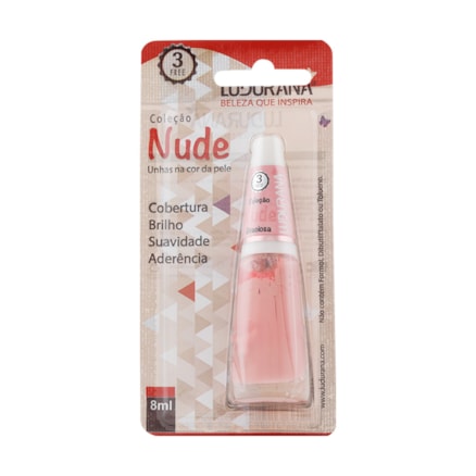 Esmalte Ludurana Alto Brilho Nude Graciosa 8ml