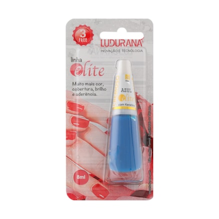 Esmalte Ludurana Azul Cremoso 8ml