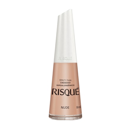 Esmalte Risque Cremmoso Nude Hipoalergênico 8ml