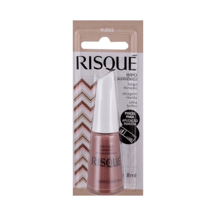 Esmalte Risque Cremoso Cappuccin Hipoalergênico 8ml