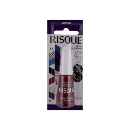 Esmalte Risque Cremoso Hoje So Volto Amanhã 8ml