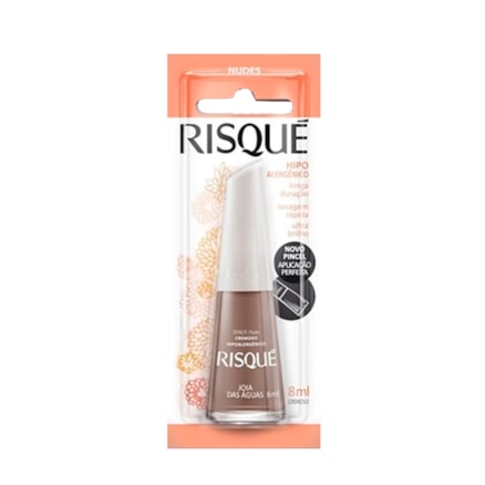 Esmalte Risque Cremoso Joia Das Aguas Hipoalergênico 8ml