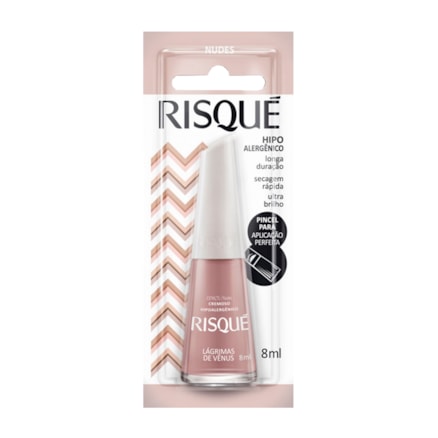 Esmalte Risque Cremoso Lágrimas De Venus Hipoalergênico 8ml