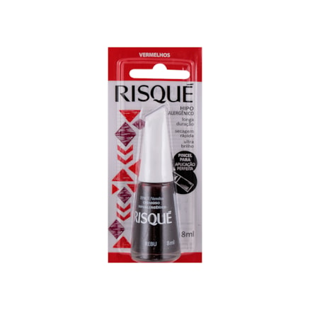 Esmalte Risque Cremoso Rebu Hipoalergênico 8ml