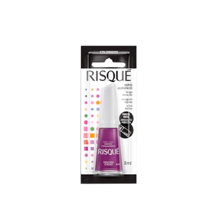 Esmalte Risque Cremoso Violetraz O Novo Hipoalergênico 8ml