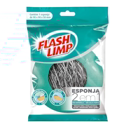 Esponja Flashlimp 2 Em 1 1 Und