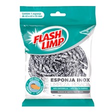 Esponja Flashlimp Inox Limpeza Pesada 1 Und