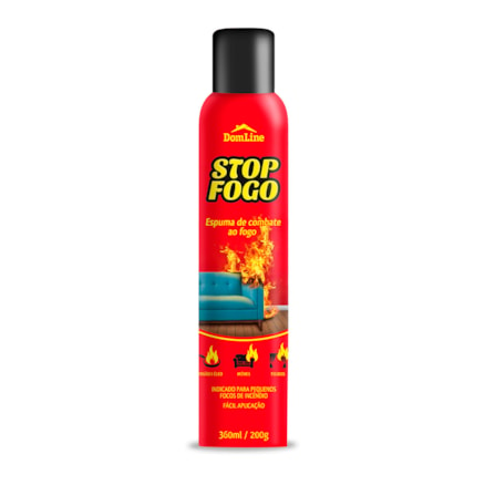 Extintor Spray Domline Stop Fogo Fácil Aplicação 360ml