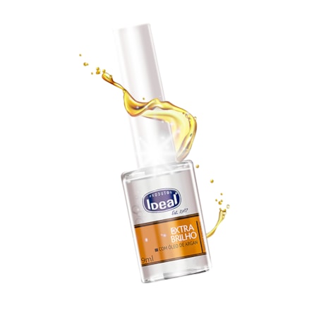 Extra Brilho Ideal Óleo Argan Brilho Intenso Esmaltação 9ml