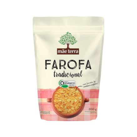 Farofa Orgânica Mãe Terra Tradicional 200g