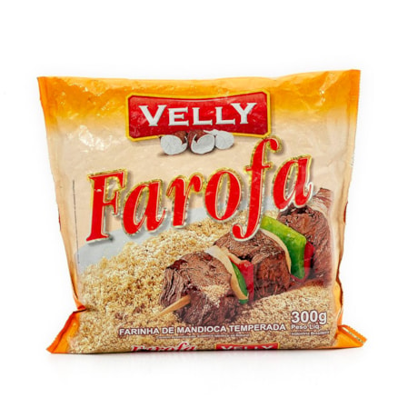 Farofa Velly Mandioca Temperada 300g