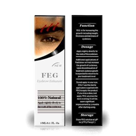 Feg Eyebrow Enhancer 100% Natural 3ml