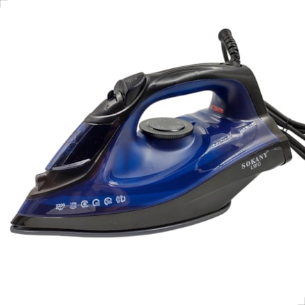 Ferro de Passar Roupas a Vapor Ultra Potente  Steam Iron 2200W 26 Saídas