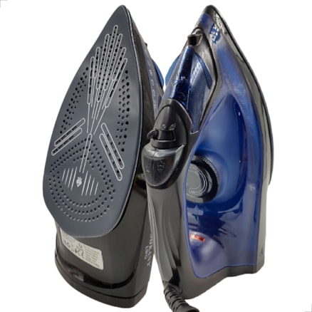 Ferro de Passar Roupas a Vapor Ultra Potente  Steam Iron 2200W 26 Saídas