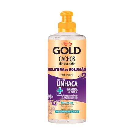 Finalizador Cachos Niely Gold Gelatina Volumão 250g