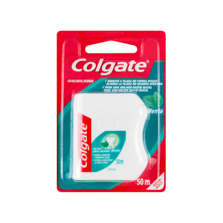 Fio Dental Colgate Menta E Flúor 50m