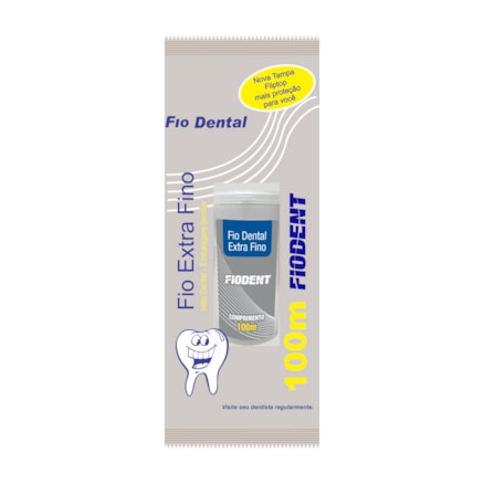 Fio Dental Fiodent Extra Fino 100m