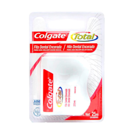 Fita Dental Colgate Total Encerada Gengiva Saudável 25m