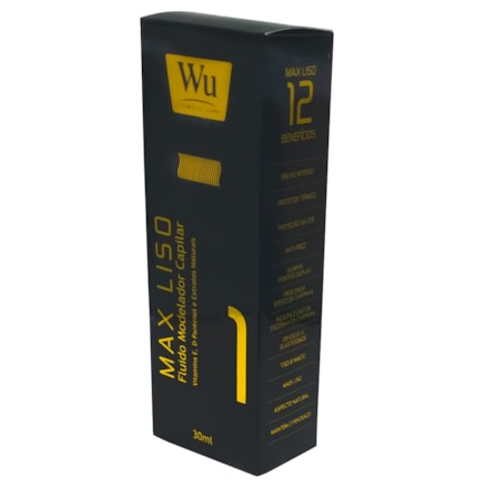 Fluido Modelador Capilar Max Liso Wu 30ml