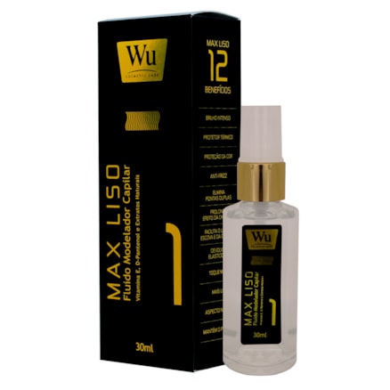 Fluido Modelador Capilar Max Liso Wu 30ml