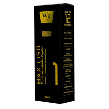 Fluido Modelador Capilar Max Liso Wu 30ml