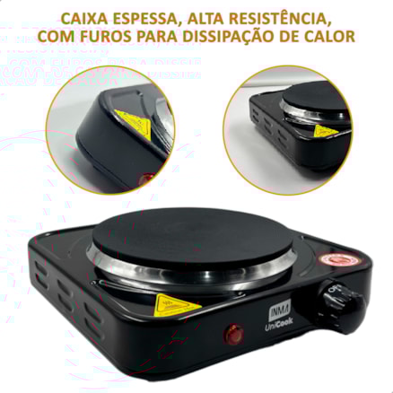 Fogão Cooktop Elétrica Fogareiro Portátil INMA