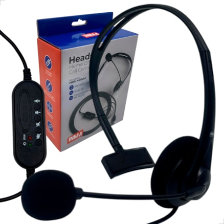 Fone De Ouvido Headset Com Microfone para Pc Notebook Computador Contra Ruido