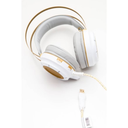 Fone Gamer Gt Luminous 7.1 Surround Branco - Goldentec