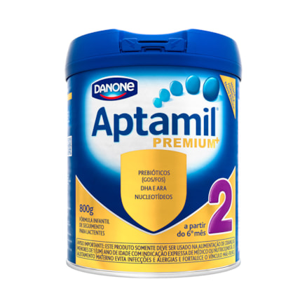 Fórmula Danone Aptamil Premium +2 Fórmula Infantil 800g