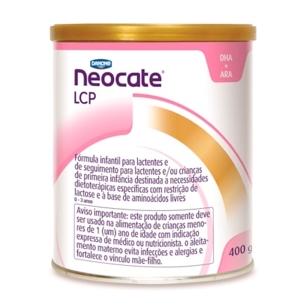 Fórmula Infantil Danone Neocate Lcp 400g