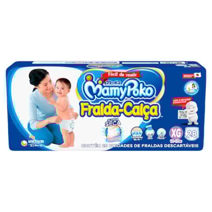 Fralda Calca Mamypoko Xg 28 Und