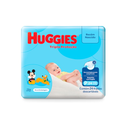 Fralda Descartáveis Huggies Jumbinho P 24 Und