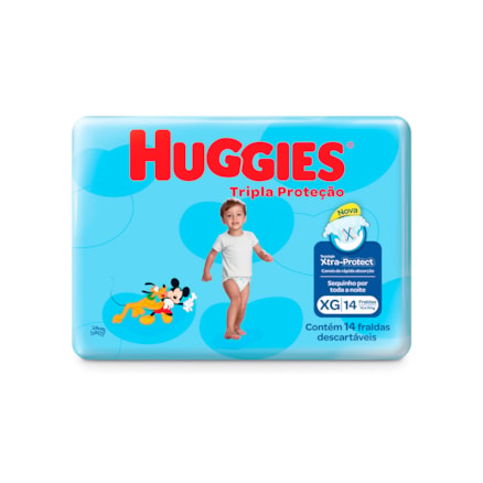 Fralda Descartáveis Huggies Jumbinho Xg 14 Und