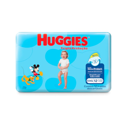 Fralda Descartáveis Huggies Jumbinho Xxg 12 Und