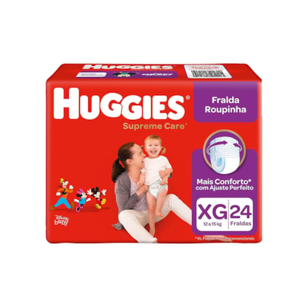 Fralda Huggies Disney Baby Roupinha Mega Tamanho Xg 24 Und