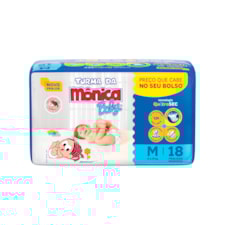 Fralda Turma Da Monica Jumbinho M 18 Und