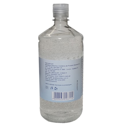 Frasco De Álcool Gel Ação Antisséptica 880g/1l