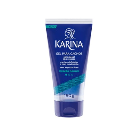 Gel Cachos Karina Cachos Definidos Fixação Normal 150g